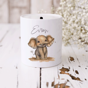 Personalised Safari Animal Money Box